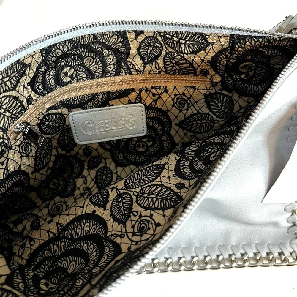 Carlos by Carlos Santana Leather Hand Bag, Clutch,‎ Purse Vintage